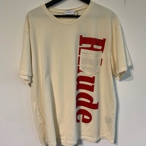 Rhude Pocket Logo T-Shirt - White
